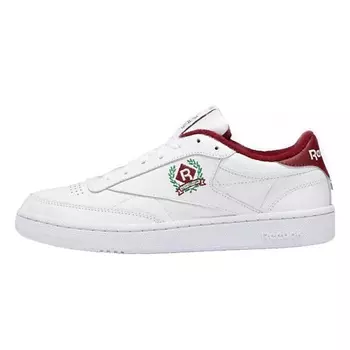 REEBOK Кроссовки Reebok Club C 85 Crest White Burgundy