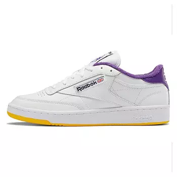 REEBOK Кроссовки Reebok Club C 85 Eric Emanuel White Purple Yellow