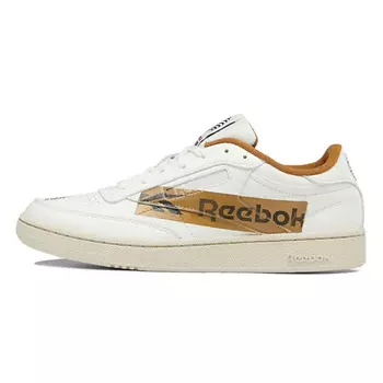 REEBOK Кроссовки Reebok Club C 85 X BlackEyePatch 'White Brown'