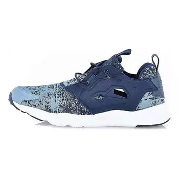 REEBOK Кроссовки Reebok Furylite Durable Breathable Low-Top Running Shoes Men's Blue
