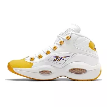 REEBOK Кроссовки Reebok Question Mid Yellow Toe White/Yellow