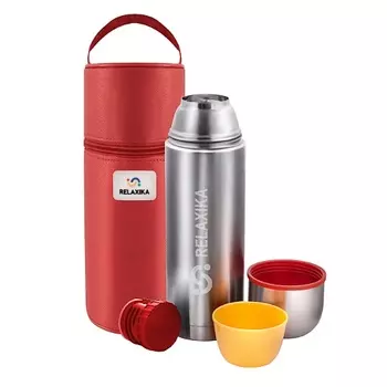 RELAXIKA Термос 1 литр для чая и кофе металлический