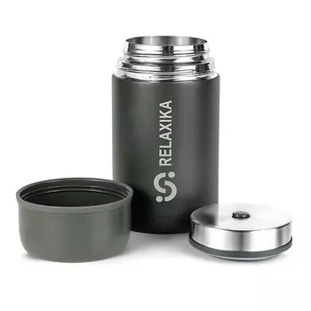RELAXIKA Термос 1 литр для еды с широким горлом металлический