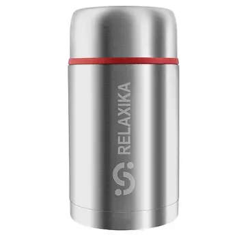 RELAXIKA Термос 1 литр для еды с широким горлом металлический