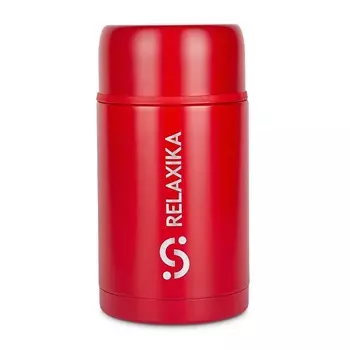 RELAXIKA Термос 1 литр для еды с широким горлом металлический