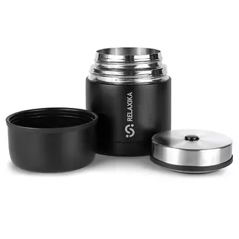 RELAXIKA Термос 500 мл для еды с широким горлом металлический