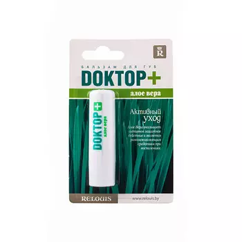 RELOUIS Бальзам для губ Доктор+ Алое вера