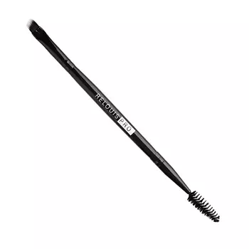 RELOUIS Кисть косметическая №6 двусторонняя для бровей PRO Brow&Eyeliner Brush
