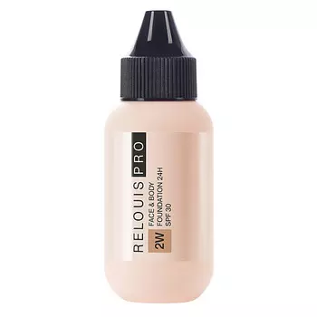 RELOUIS Крем тональный для лица FACE&BODY FOUNDATION 24H SPF30
