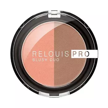 RELOUIS Румяна компактные PRO BLUSH DUO