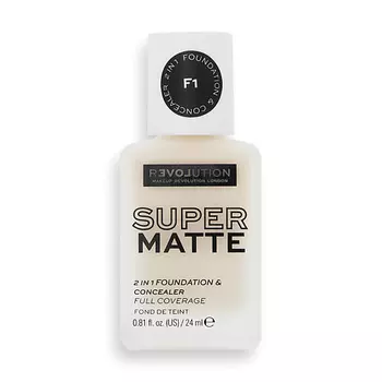 RELOVE REVOLUTION Тональная основа и консилер SUPERMATTE 2 IN 1