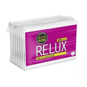 RELUX Палочки ватные (пакет) 400.0