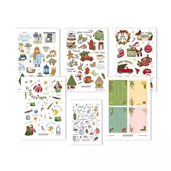 REMARKLEE Набор стикеров Новогодний
