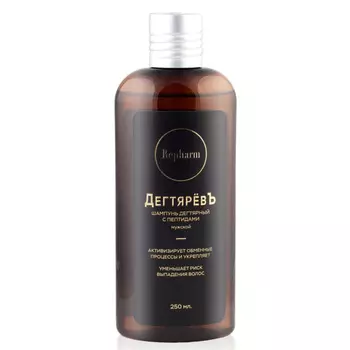 REPHARM Шампунь дегтярный с пептидами мужской ДегтярёвЪ