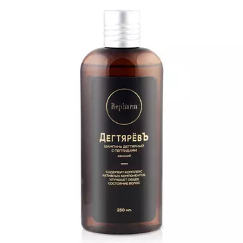 REPHARM Шампунь дегтярный с пептидами женский ДегтярёвЪ