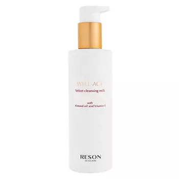 RESON Очищающее молочко для зрелой кожи с витамином Е и миндалем WELL-AGE