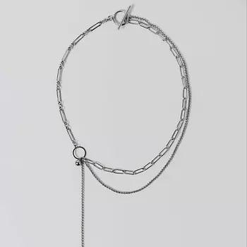 РЕСУРС Чокер из цепей разного плетения