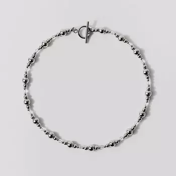 РЕСУРС Чокер из стальных шаров со стеклянными вставками