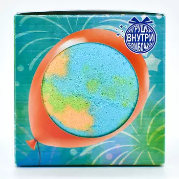 РЕСУРС ЗДОРОВЬЯ Детская бомбочка для ванны с сюрпризом Весёлый 120.0