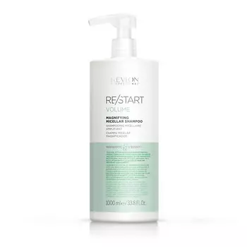 REVLON PROFESSIONAL Мицеллярный шампунь для тонких волос Restart Volume Magnifying Micellar Shampoo