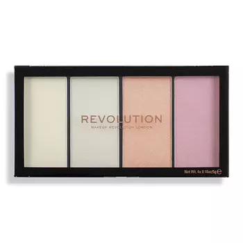 REVOLUTION MAKEUP Хайлайтер ПАЛЕТКА RELOADED LUSTRE, Lights Cool