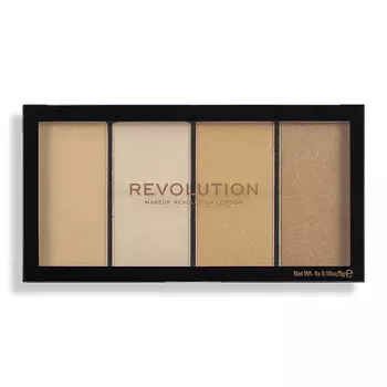 REVOLUTION MAKEUP Хайлайтер ПАЛЕТКА RELOADED LUSTRE, Lights Warm