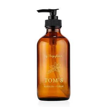 РЕЗУЛЬТАТ.ПРО Парфюмированное крем-мыло в стеклянном флаконе Ваниль-табак PREMIUM Tom's 235.0