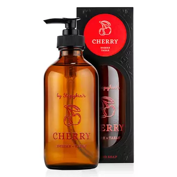 РЕЗУЛЬТАТ.ПРО Парфюмированное крем-мыло жидкое Вишня-табак в стеклянном флаконе CHERRY 235.0