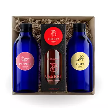 РЕЗУЛЬТАТ.ПРО Подарочный набор парфюмированного мыла вишня-табак, черный перец, табак-ваниль