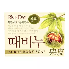 RICE DAY Мыло-скраб Каштан и мед 100.0