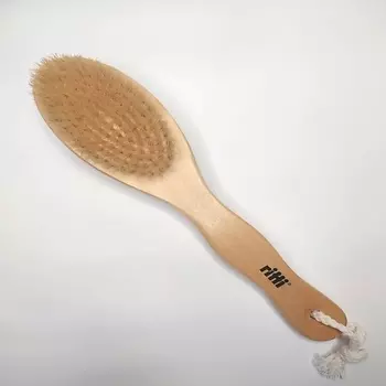 RIFFI Щетка-массажер двухсторонняя деревянная