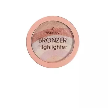 RIMALAN Хайлайтер для лица радужный, бронзирующий