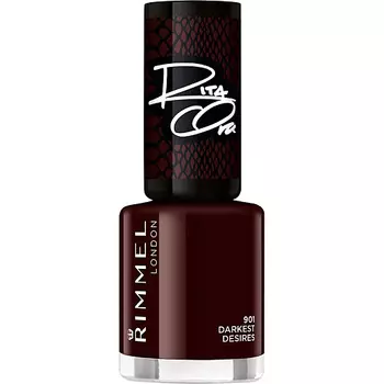 RIMMEL Лак для ногтей 60 секунд RITA SHADES OF BLACK