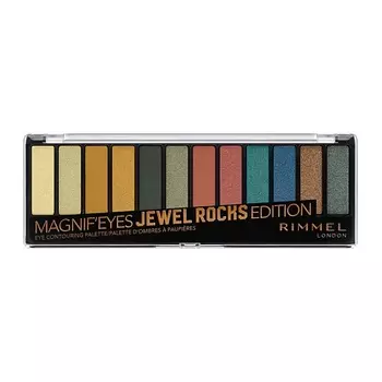 RIMMEL Палетка из 12 оттенков для век Magnifeyes Palette