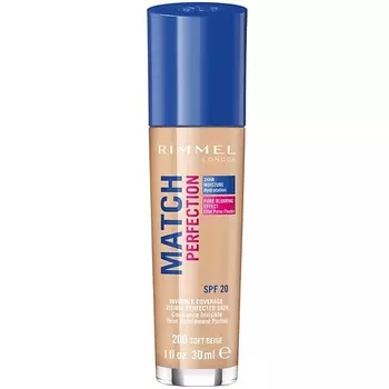 RIMMEL Тональный крем с эффектом мягкого фокуса Match Perfection
