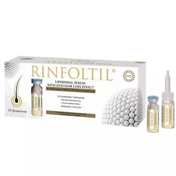 РИНФОЛТИЛ Липосомальная сыворотка против выпадения волос. При любом типе выпадения волос 100.0