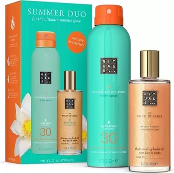 RITUALS... Набор The Ritual of Karma Summer Duo: Солнцезащитный спрей + Масло для тела