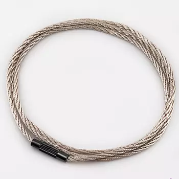 ROK HAIR Шнурок для крестика и бижутерии со стальным замком