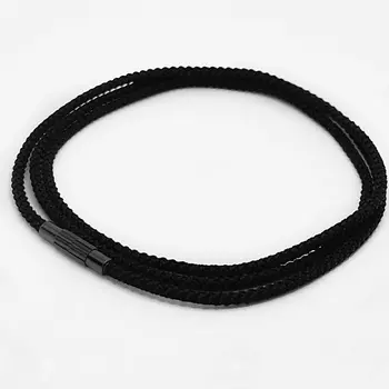 ROK HAIR Шнурок для крестика и бижутерии со стальным замком