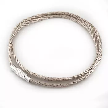 ROK HAIR Шнурок для крестика и бижутерии со стальным замком