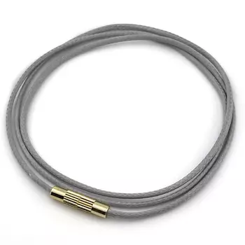 ROK HAIR Шнурок для крестика и бижутерии со стальным замком