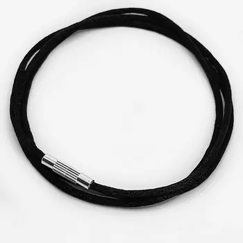ROK HAIR Шнурок для крестика и бижутерии со стальным замком