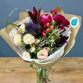 РОСА СТУДИЯ ЦВЕТОВ Букет Оазис