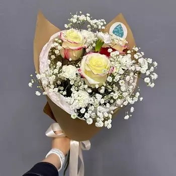 РОСА СТУДИЯ ЦВЕТОВ Букет Первый Луч