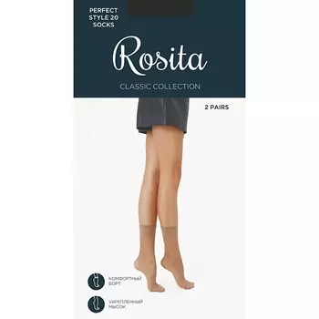 ROSITA Носки женские Perfect Style 20 (2 пары) Черный