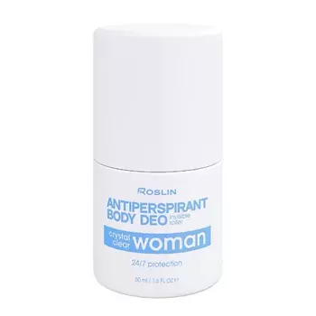 ROSLIN Дезодорант антиперспирант "Crystal Clear" Защита 24/7 для нее