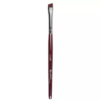 ROUBLOFF Кисть Cra08 наклонная из вишневой синтетики для бровей и стрелок