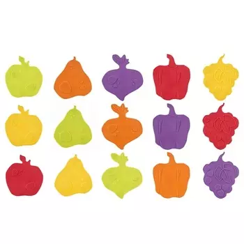 ROXY KIDS Антискользящие мини-коврики для ванны FRESH MIX