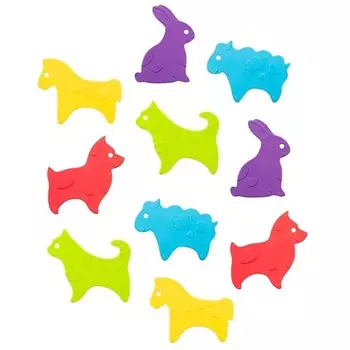 ROXY KIDS Антискользящие мини-коврики для ванны Серия ANIMALS