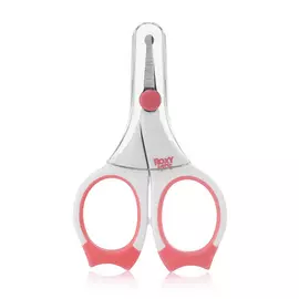 ROXY KIDS Маникюрные ножницы для новорожденных с прорезиненными ручками